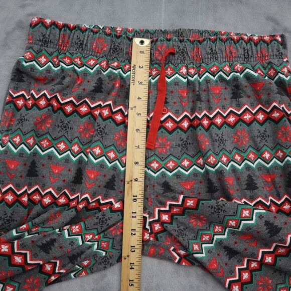 Wondershop Pants Womens L Multicolor Fair Isle Pocket Drawstring Knit Pajama - Picture 4 of 16